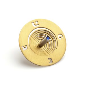 סביבון סלילים {SPOOL} אלומיניום זהב עם סטנד{43}