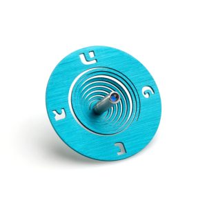 סביבון סלילים {SPOOL} אלומיניום טורקיז עם סטנד{43}