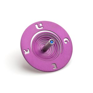 סביבון סלילים {SPOOL} אלומיניום סגול עם סטנד{43}