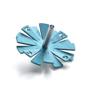 סביבון שמש {RAY} אלומיניום טורקיז עם סטנד{44}