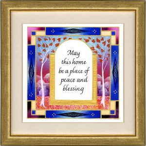 תמונה קטנה" "JERUSALEM SUNSET/BLESSING FOR A HOME"