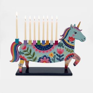 חנוכייה חד-קרן