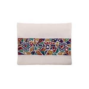 תיק תפילין רקמה מגן-דוד צבעוני