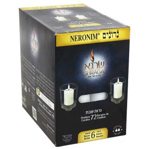 72 נרות נרונים 6 שעות