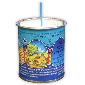 נר נשמה 24 שעות בפחית