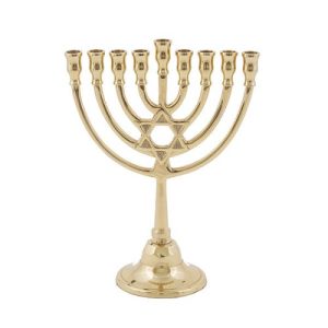 חנוכיה נחושת מ"ד 23 ס"מ