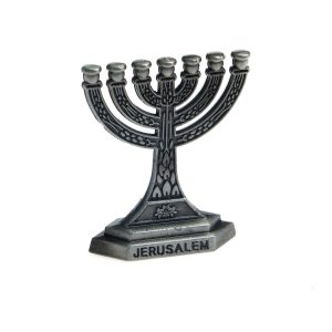 מנורה מיני צבע פיוטר 4 ס"מ