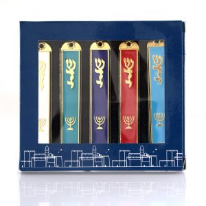 מזוזה מנורה 7 ס"מ מגוון צבעים