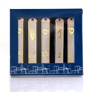 מגוון מזוזות 7 ס"מ מט זהב