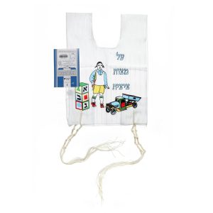 טלית קטן דיאולן כותנה ציור קוביות/משאית מס.2