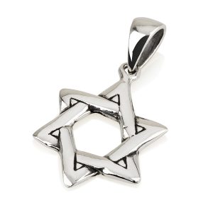 תליון מגן דוד קלאסי כסף