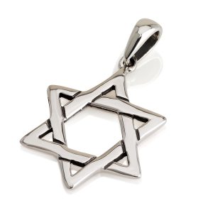 תליון מגן דוד קלאסי כסף