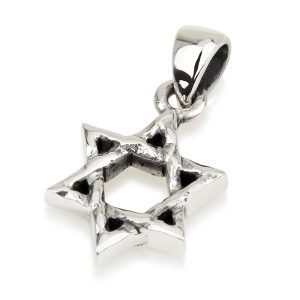 תליון מגן דוד קלאסי כסף