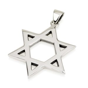 תליון מגן דוד קלאסי כסף