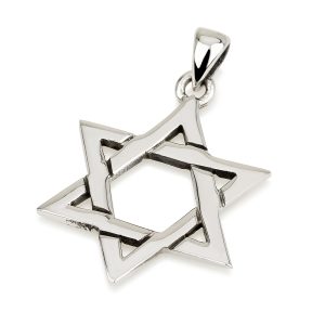 תליון מגן דוד קלאסי כסף