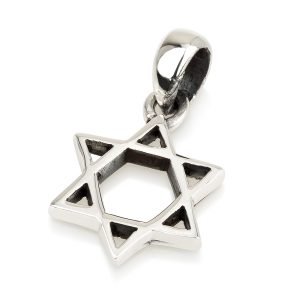 תליון מגן דוד קלאסי כסף
