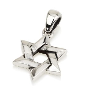 תליון מגן דוד משולב כסף