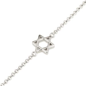 צמיד מגן דוד כסף