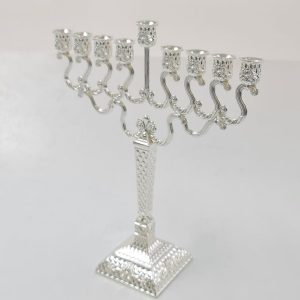חנוכיית ילדים ציפוי כסף 21 ס"מ