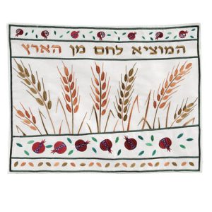 כיסוי חלה ריקמה שיבולים