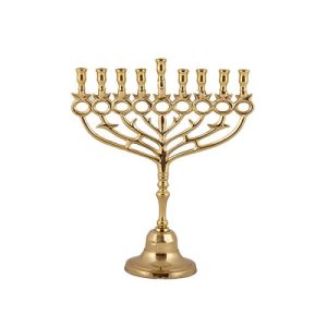 חנוכייה נחושת רימונים