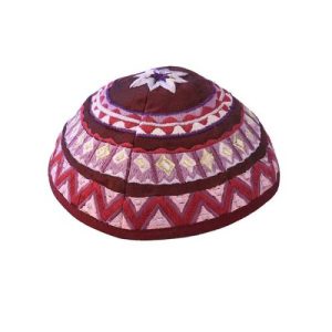 כיפה רקמה מופשט
