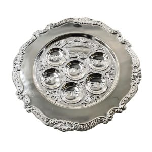 צלחת פסח מוכסף 33 ס"מ