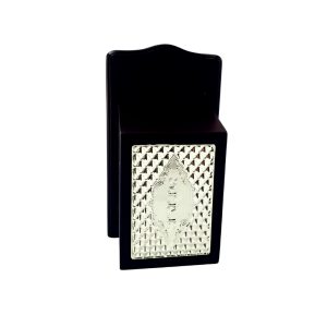 קופת צדקה "כריות" חום/מוכסף + לתליה