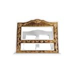 מעמד לספר עץ לבן מוזהב