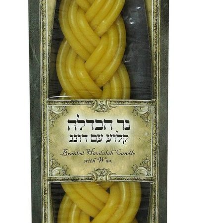נר הבדלה דונג דבורים קטן