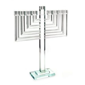 חנוכיה דגם מנורה קריסטל 48 ס"מ